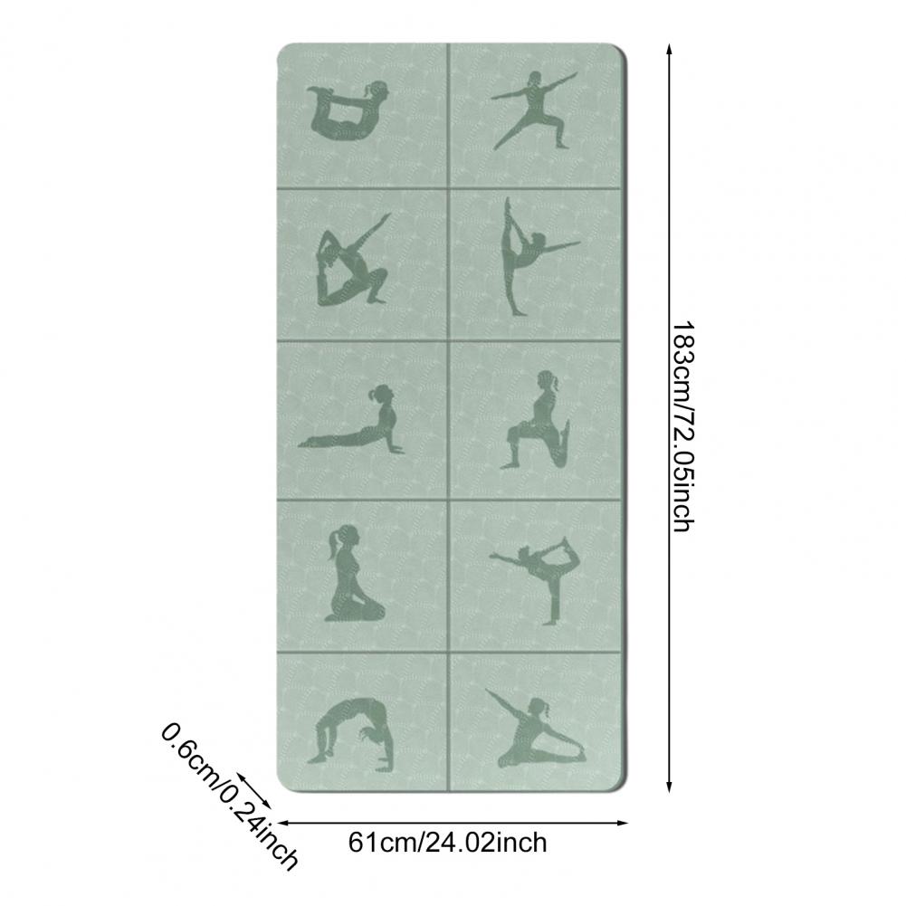 Foldable Yoga Mat Extra Portab - Pilates Yoga Matte recension och pris