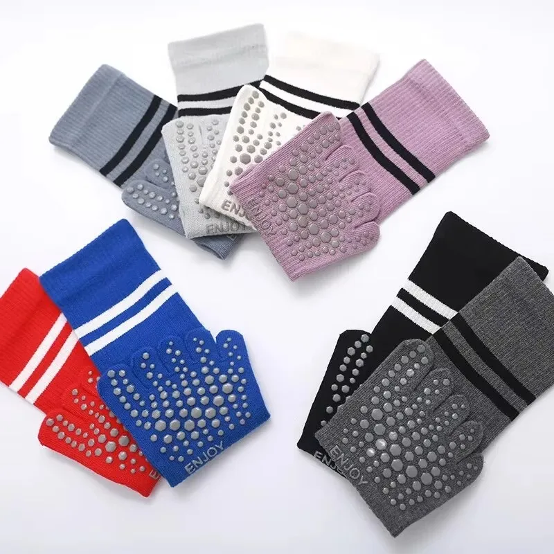 Pilates Yoga &A - Women's Mid-Tube Breathable Yoga Socks Non-Slip