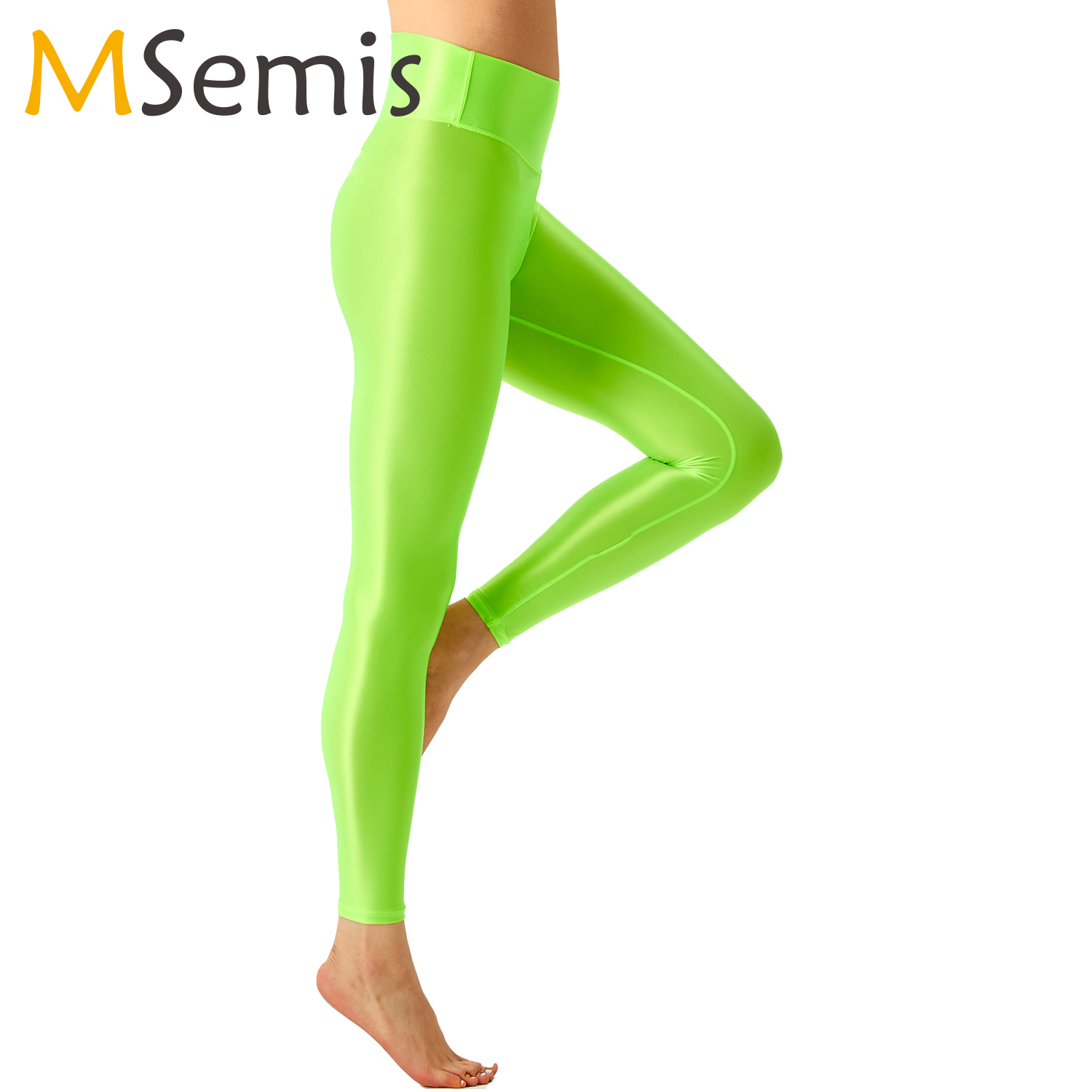 Women Glossy Ballet Leggings E - Pilates In Yoga Pants recension och pris
