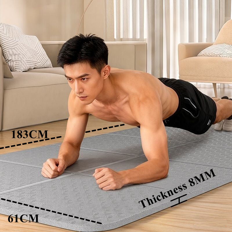 Folding Mat 183x61x0.8cm Eco-F - Pilates Yoga For Beginners recension och pris