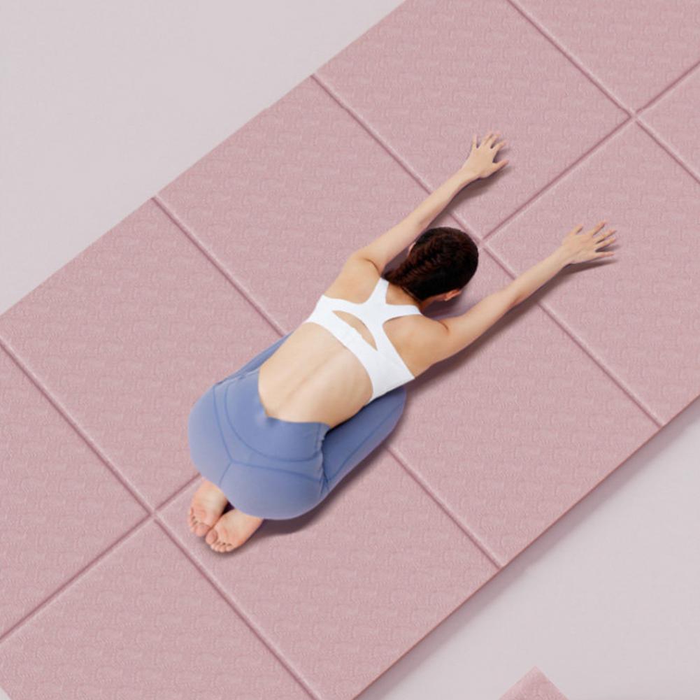 Foldable Yoga Mat Extra Portab - Pilates Yoga Matte recension och pris
