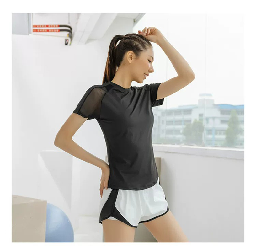 Summer Sports Short-Sleeved Wo - Pilates Yoga Top recension och pris