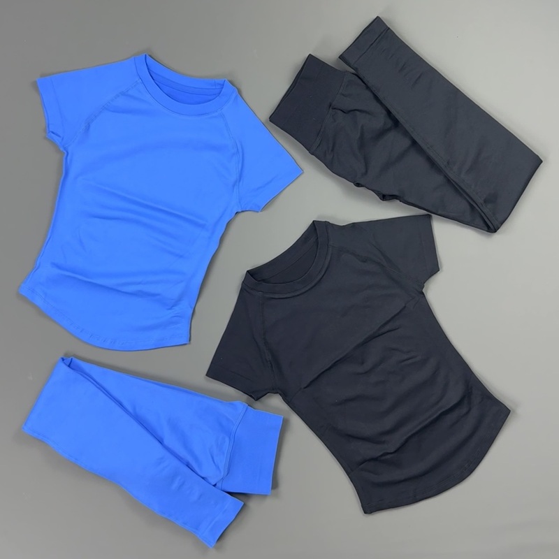 2Piece Gym Set Women Raglan Sh - Pilates In Yoga Pants recension och pris