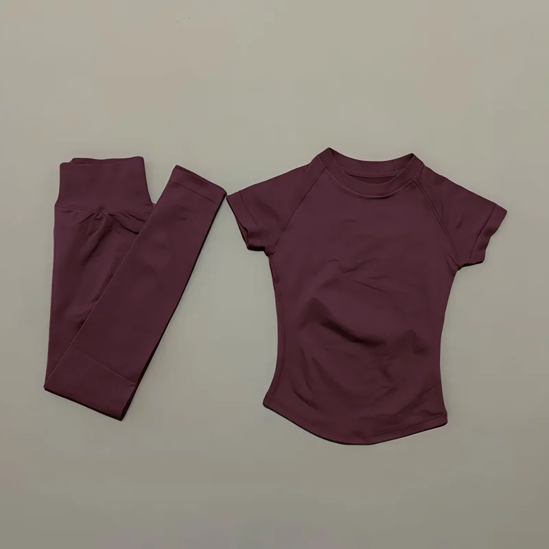 2Piece Gym Set Women Raglan Sh - Pilates In Yoga Pants recension och pris