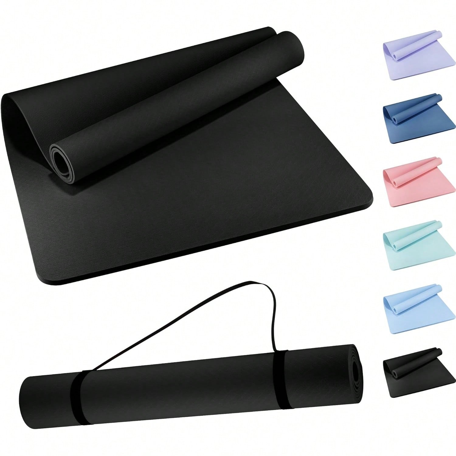 Extra Wide 8mm TPE Yoga Mat, N - Pilates Yoga Hiit recension och pris