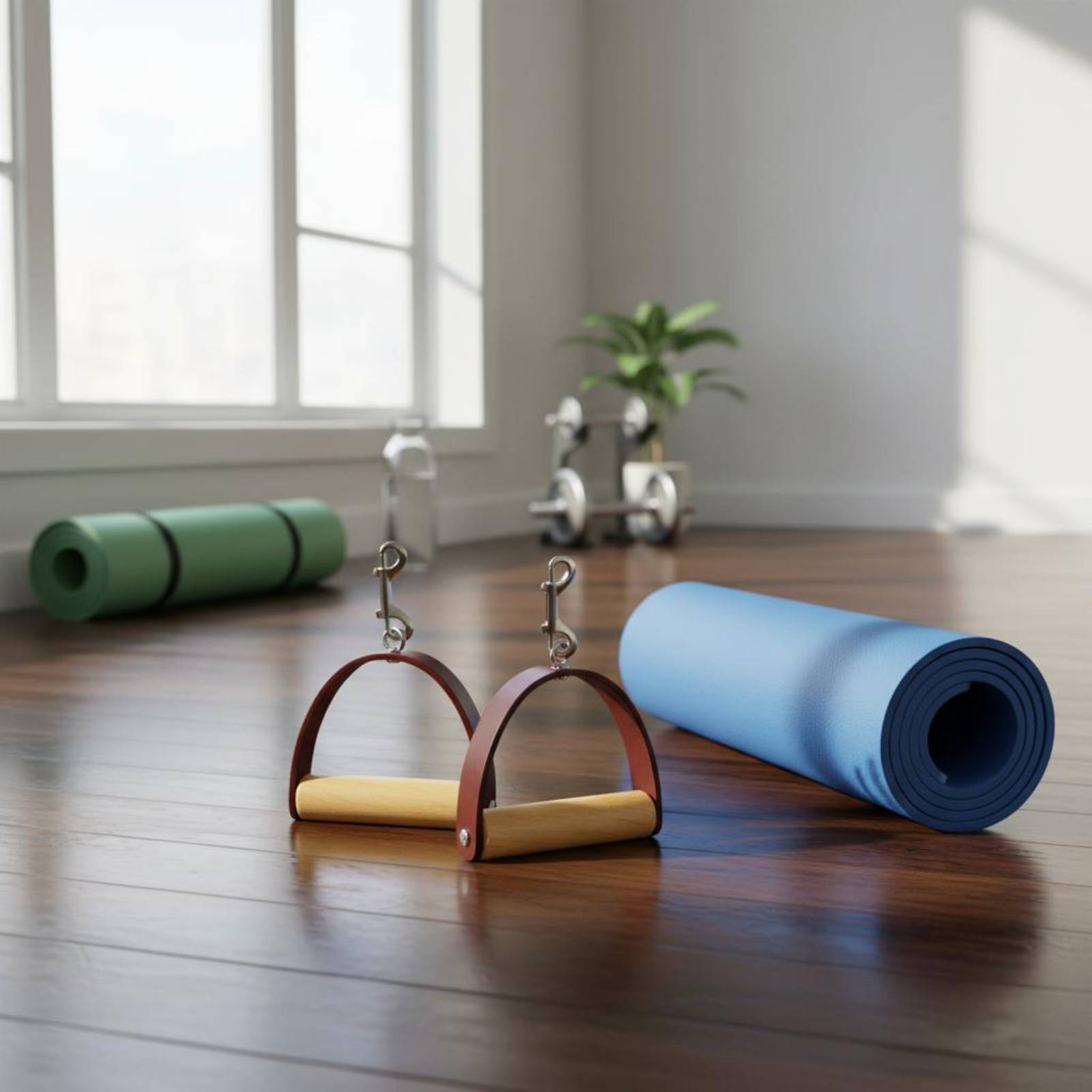 2Pcs/Set Pilates Leather Handl - Pilates & Yoga Unleashed Studio recension och pris