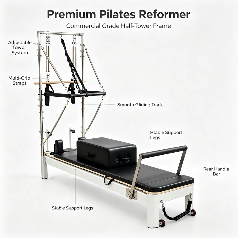 YTTIN Premium Commercial Pilat - Pilates Reformer Spring recension och pris
