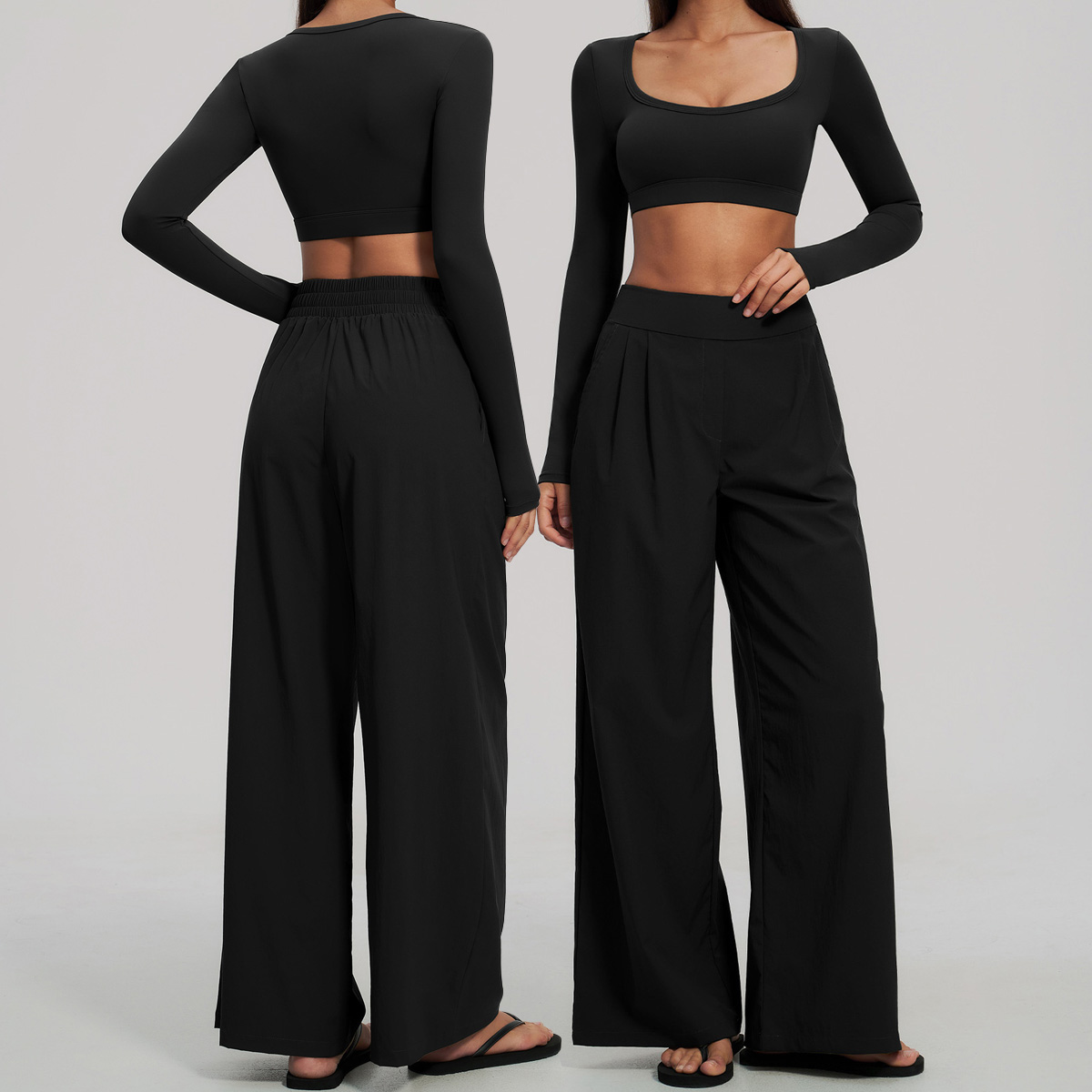 Sports Set 2Pcs Women's Long S - Pilates In Yoga Pants recension och pris
