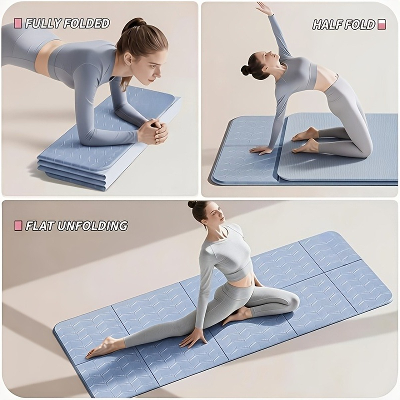 Non-Slip Extra Thick Foldable  - Pilates Yoga For Beginners recension och pris