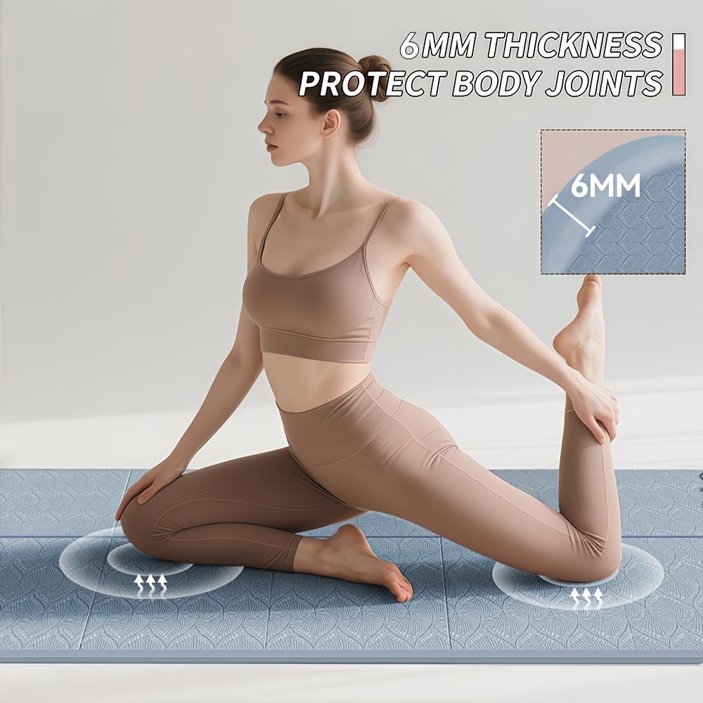 Non-Slip Extra Thick Foldable  - Pilates Yoga For Beginners recension och pris