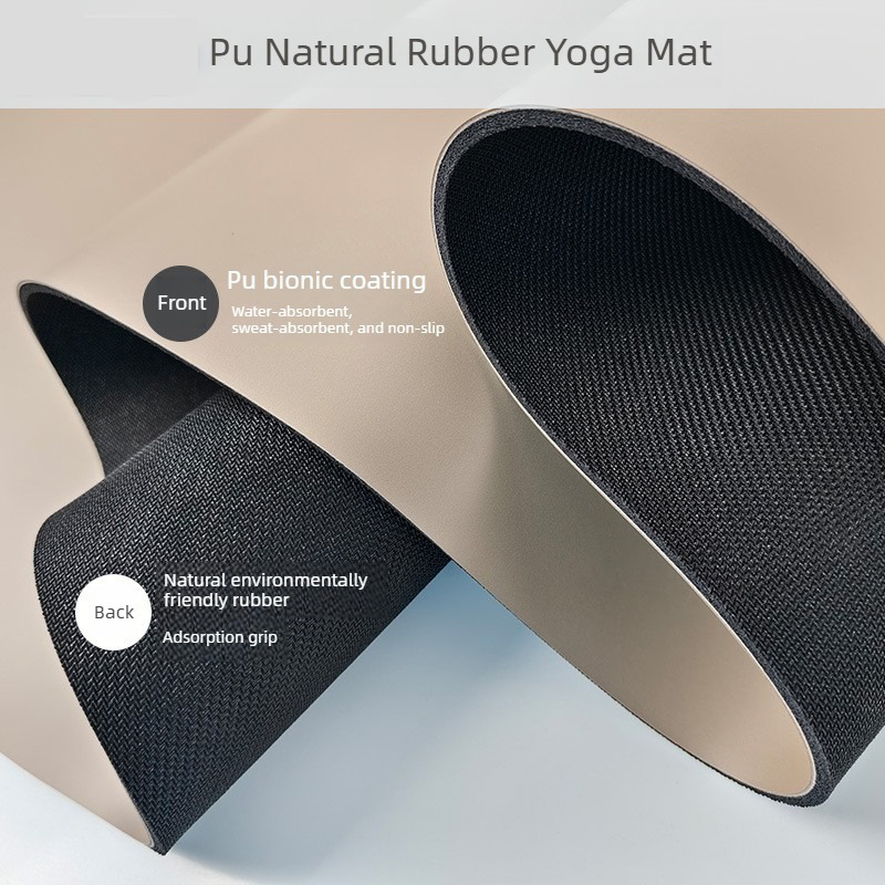 Oval Natural Rubber Yoga Mat P - Pilates Yoga Matte recension och pris