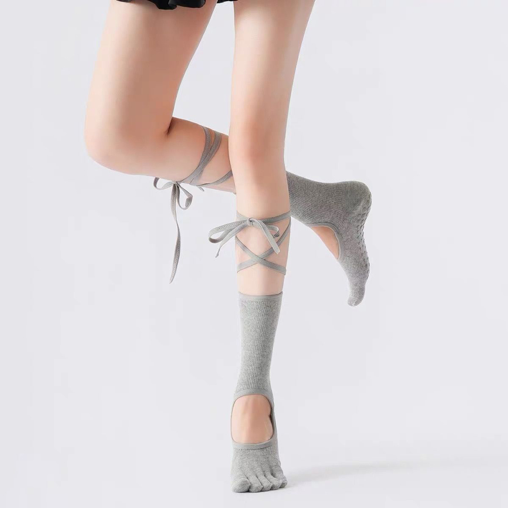 Lace-up Ballet Yoga Socks Wome - Pilates Yoga &A recension och pris