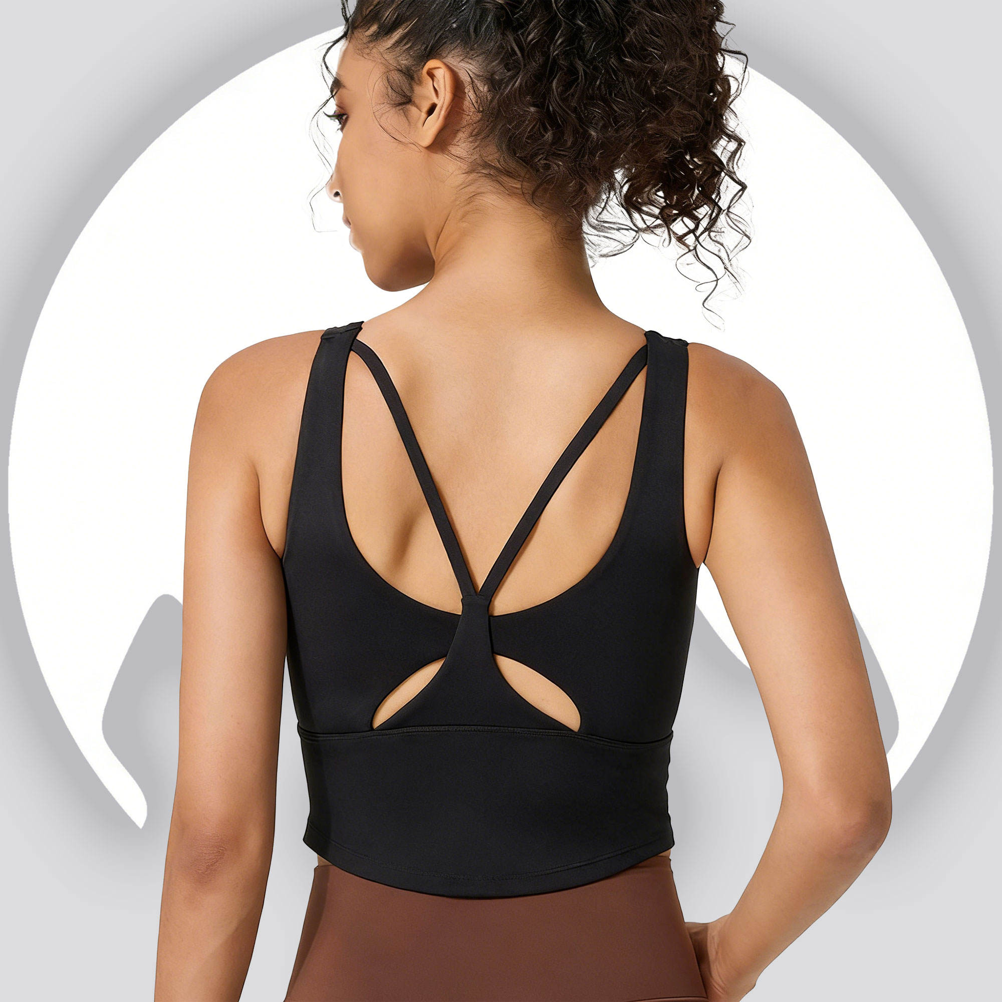 Women's Fixed Cup Yoga Sports  - Pilates Yoga Top recension och pris