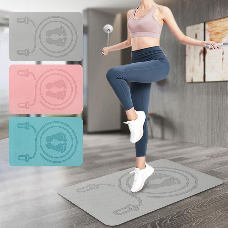 6mm Jump Rope Mat TPE Material - Pilates Yoga Matte recension och pris