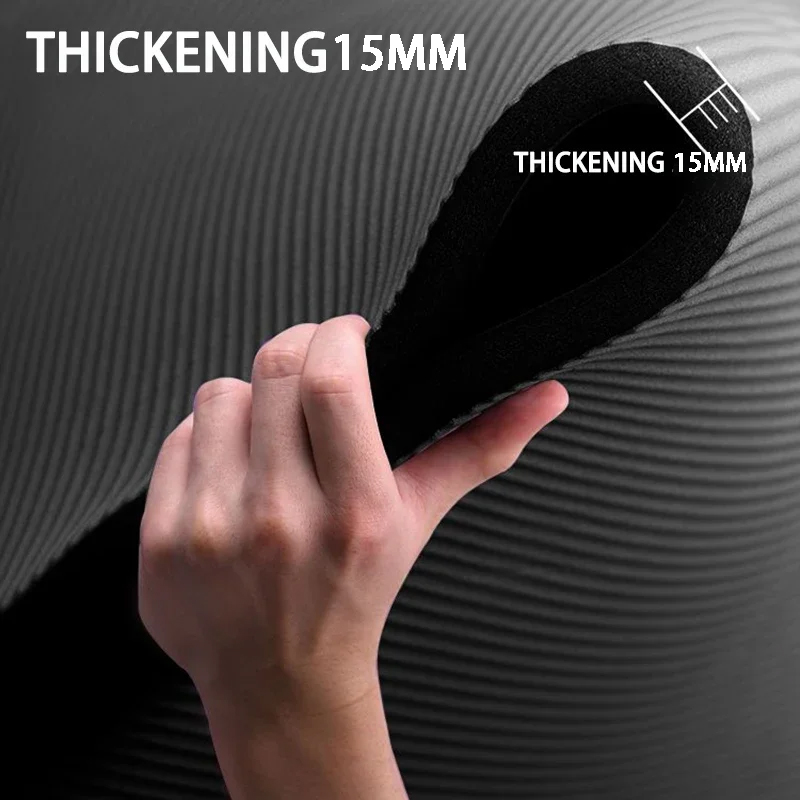 Non-slip Extra Thick 15mm Yoga - Pilates Yoga Matte recension och pris