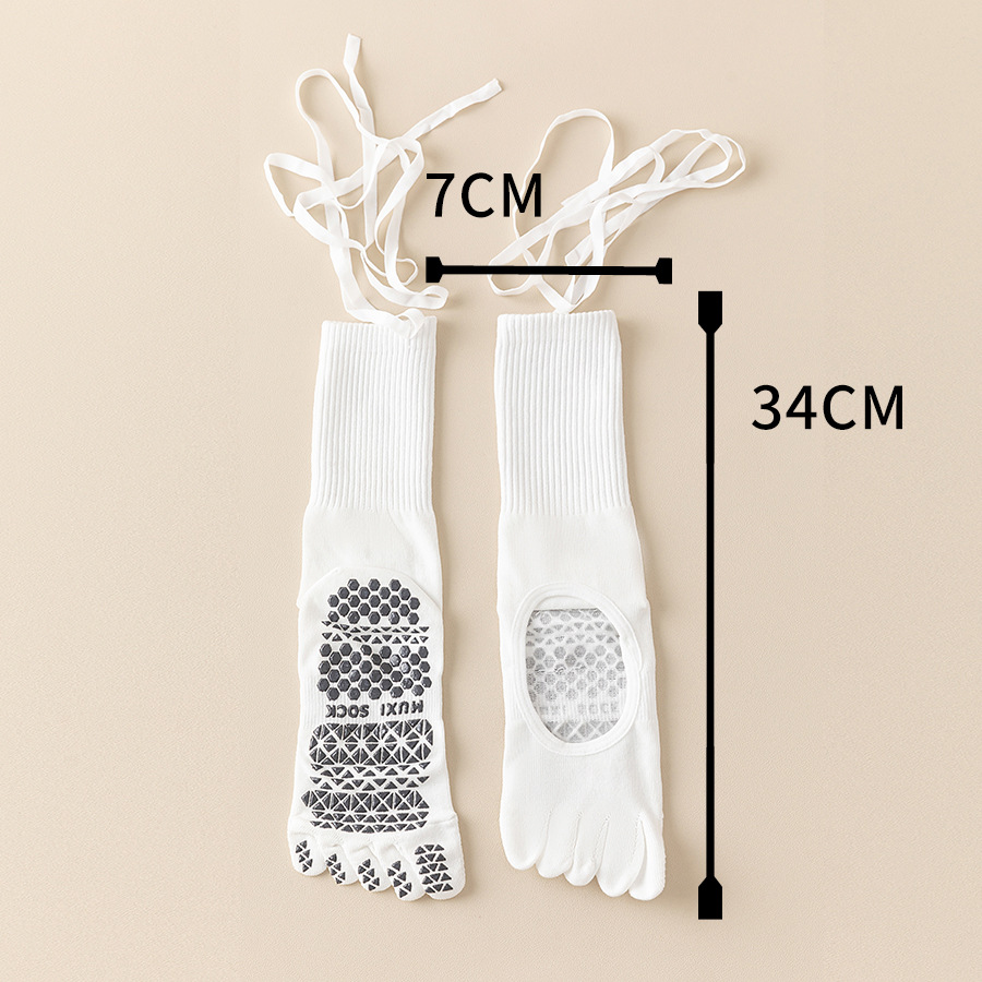Women's Lace-Up Grip Yoga Sock - Pilates Yoga &A recension och pris