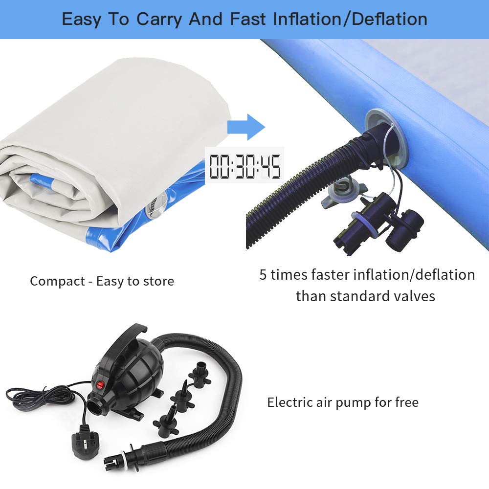 3 Meters Inflatable Air Gym Ai - Pilates Yoga Matte recension och pris
